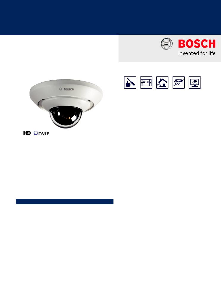 Bosch NUC-20012-F2 Specsheet