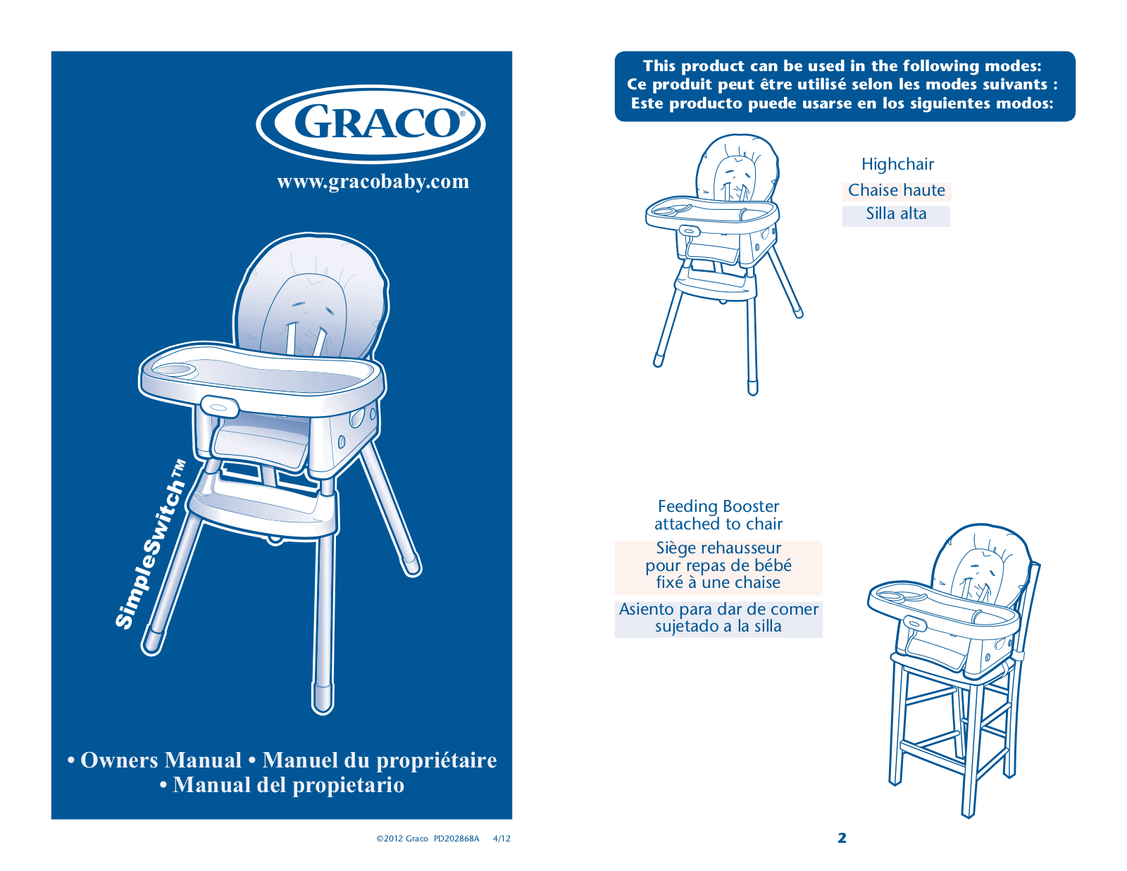 Graco PD202868A User Manual