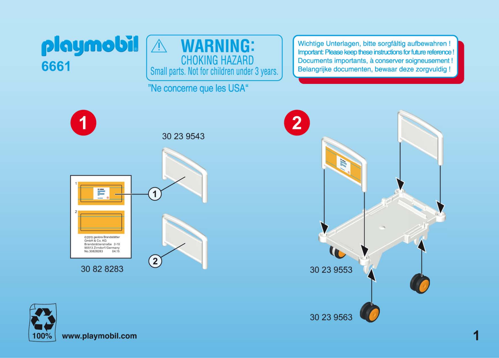 Playmobil 6661 Instructions