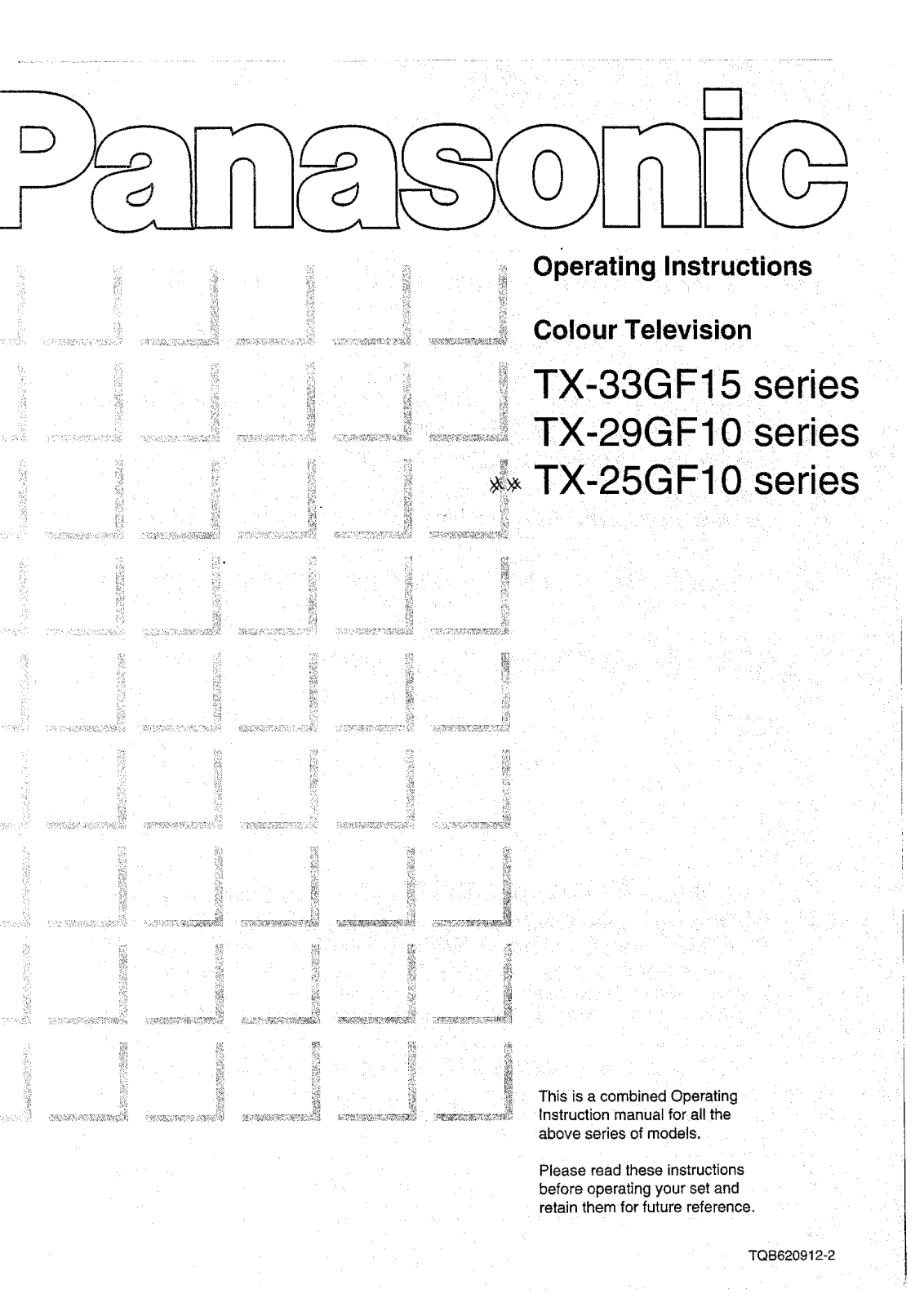 Panasonic TX-33GF15X Operating Instruction