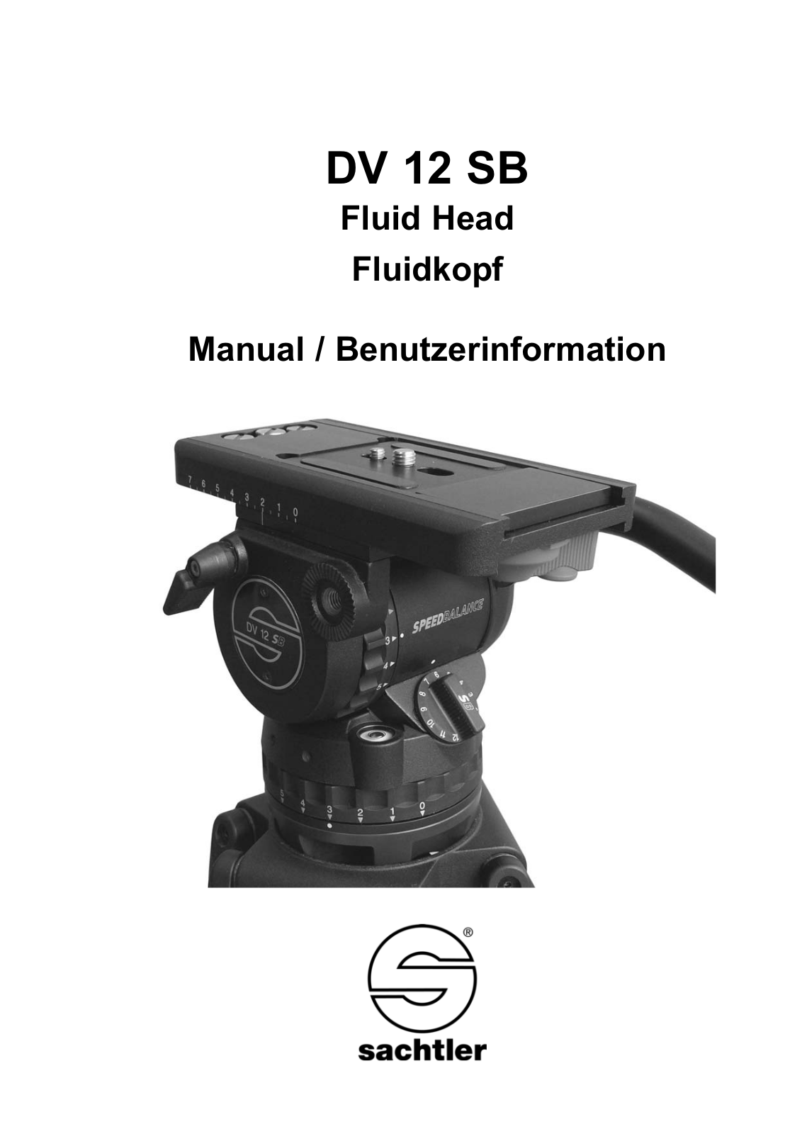 Sachtler DV 12 SB Users Manual