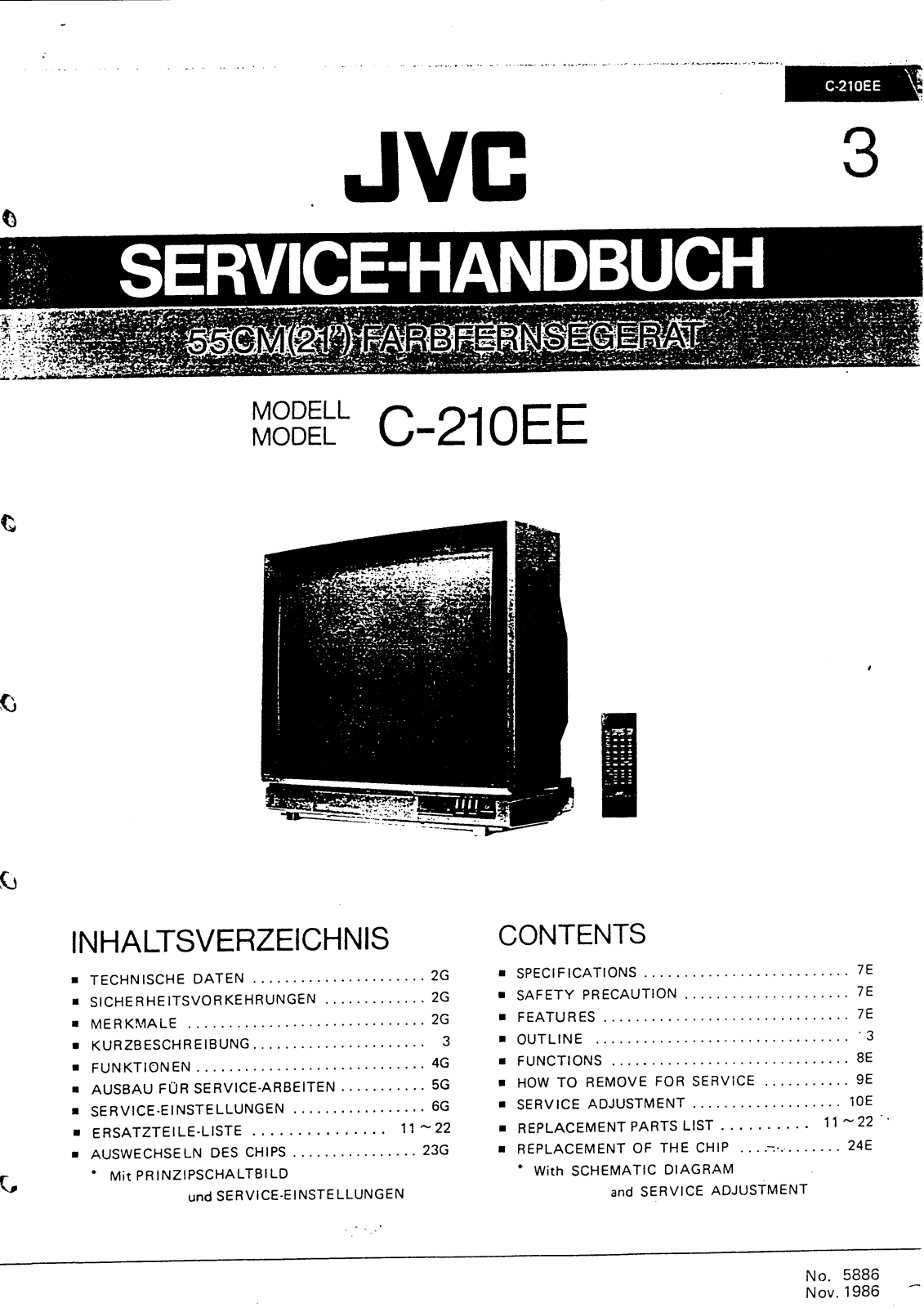 JVC C-210EE Service Manual