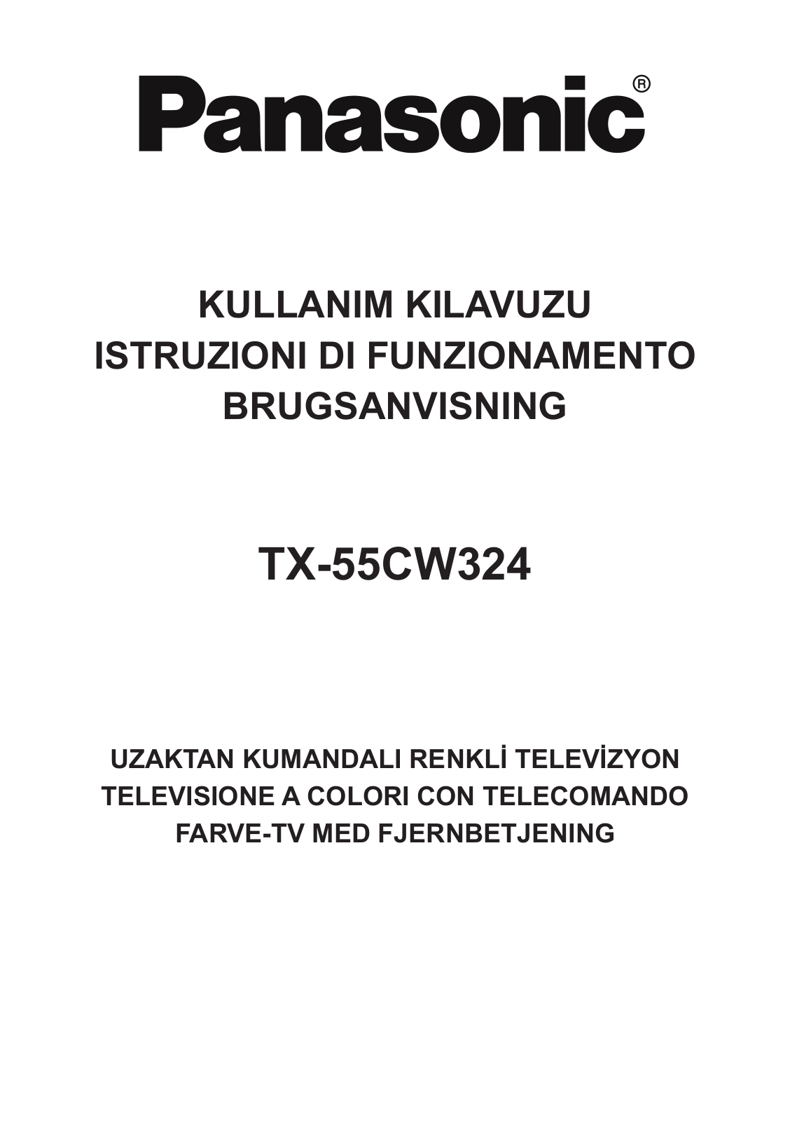 Panasonic TX-55CW324 User Manual