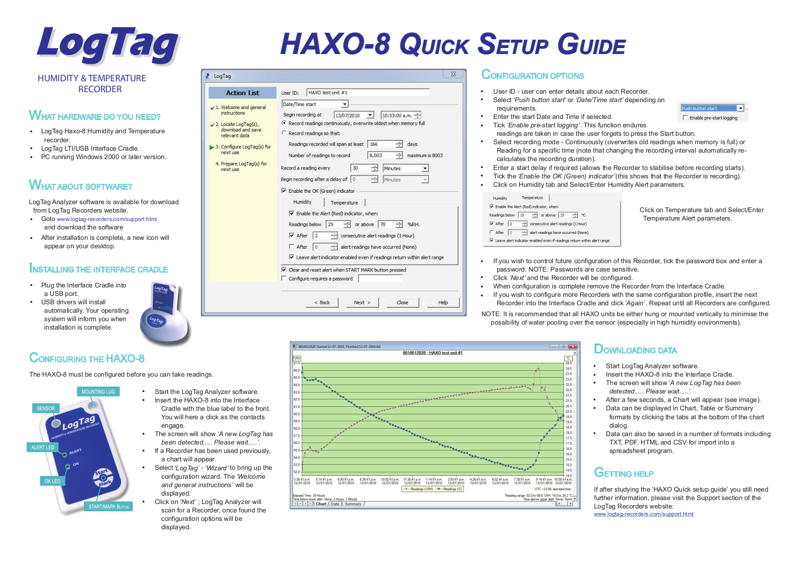LogTag HAXO-8 Quick Start Guide - ManualMachine.com