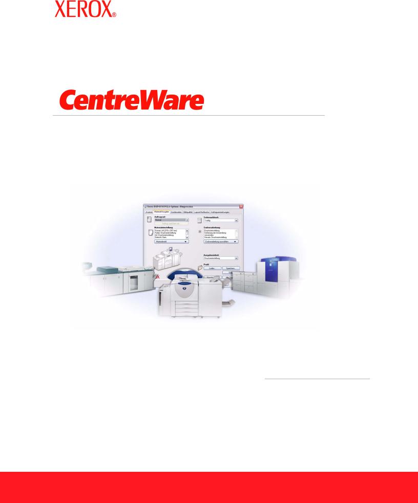 Xerox CENTREWARE Windows Manual