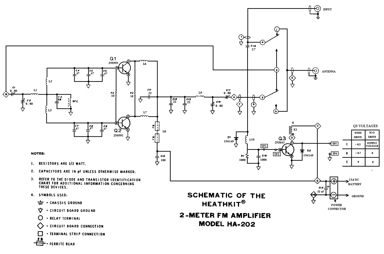 Heath Company HA-202 Schematic