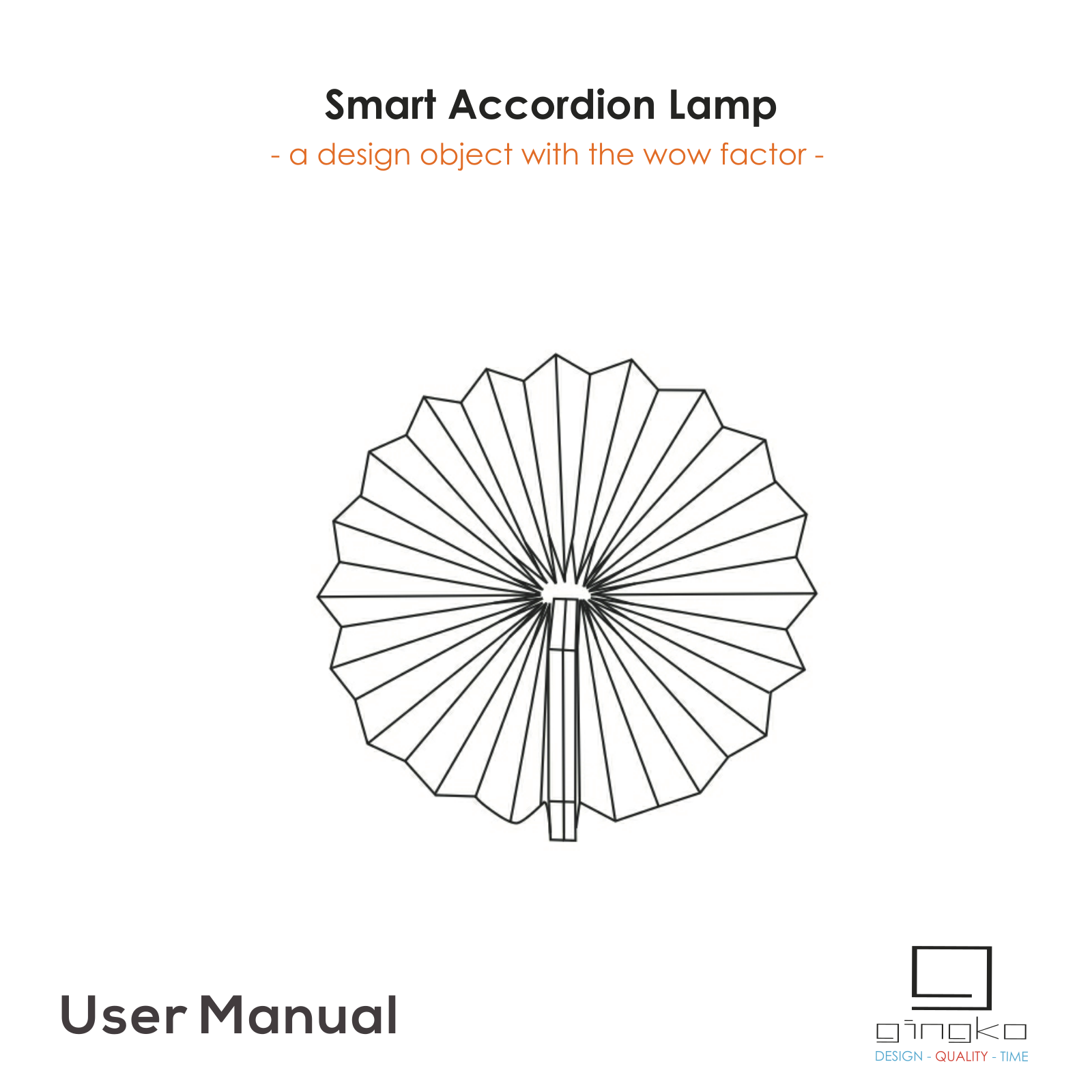 Gingko Smart Accordion Lamp User Manual