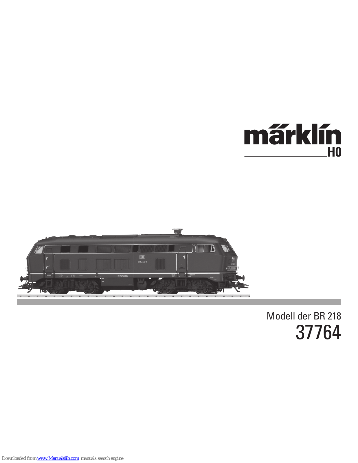 marklin 37764 User Manual - ManualMachine.com