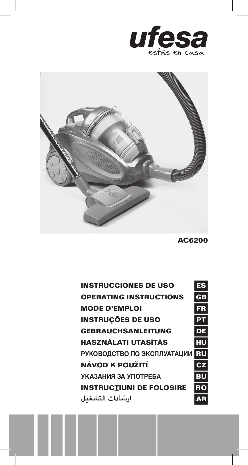 Ufesa AC6200 User Manual