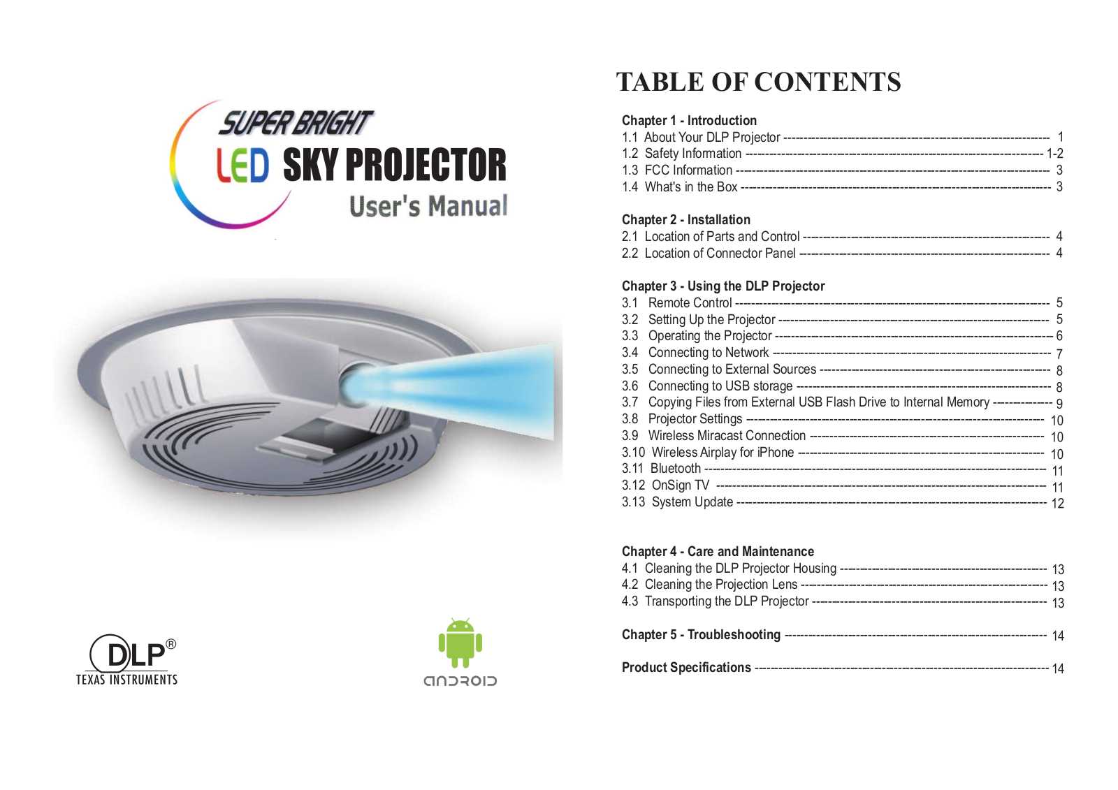 Megapower ML12 Sky User Manual - ManualMachine.com