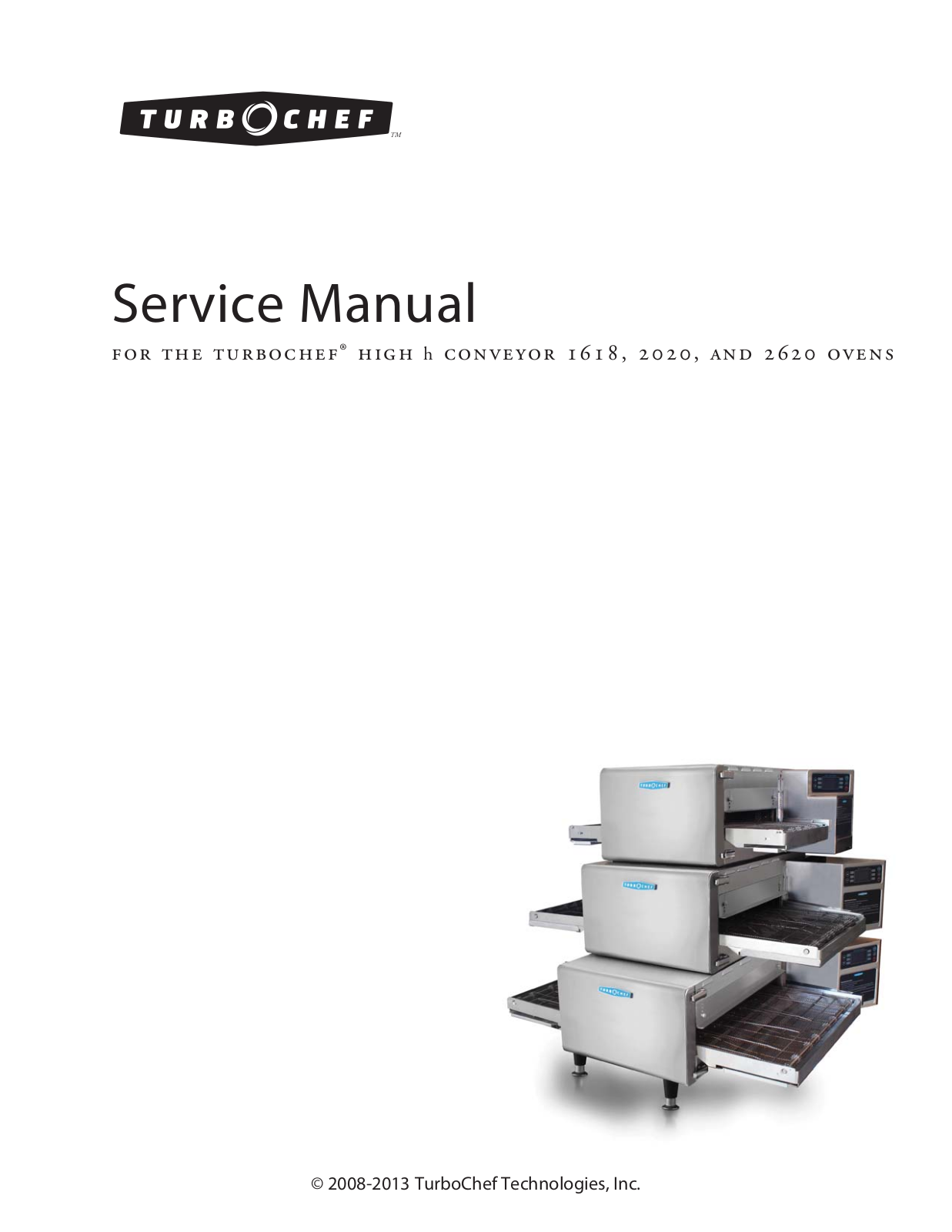 Turbochef HHC-2620 Service Manual