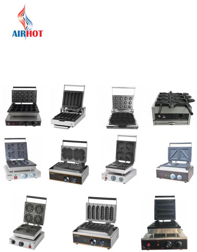 Airhot WT-15, WBS-5, WWN-12, WBF-3, WBBF4 BUTTERFLY User guide