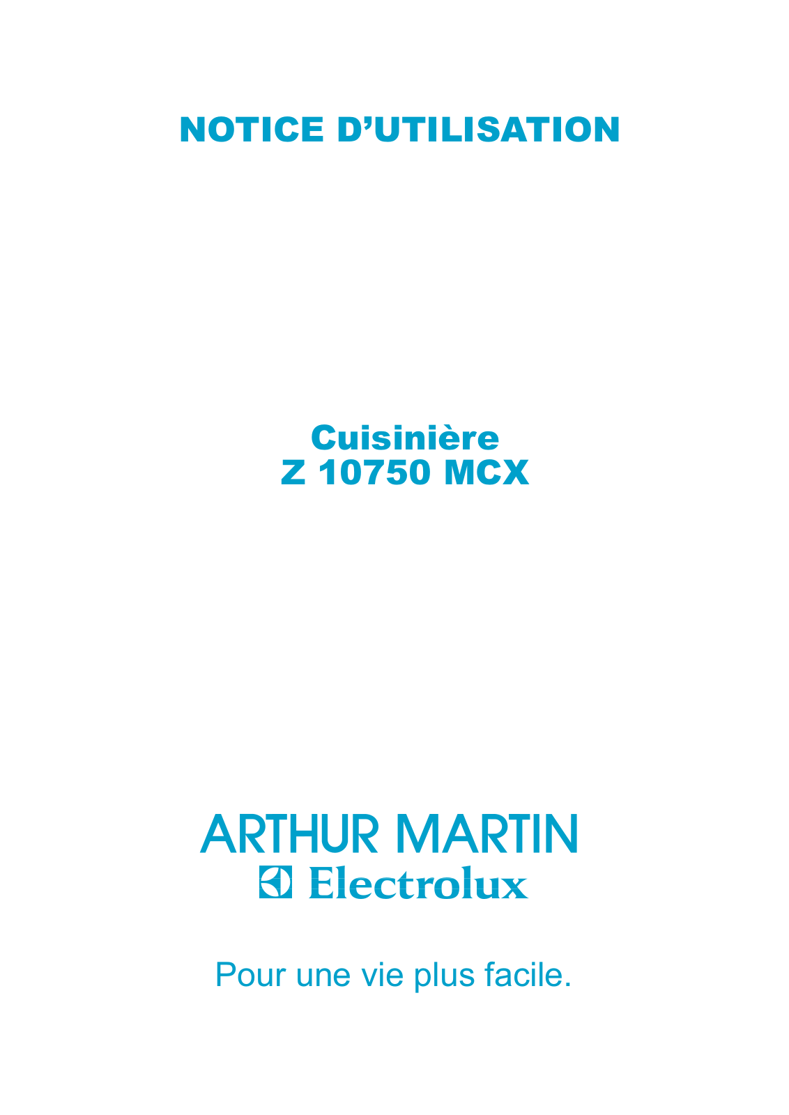 ARTHUR MARTIN Z10750MC User Manual