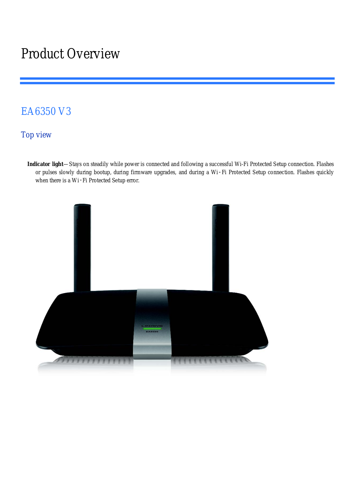 LINKSYS EA6350V3 User Manual