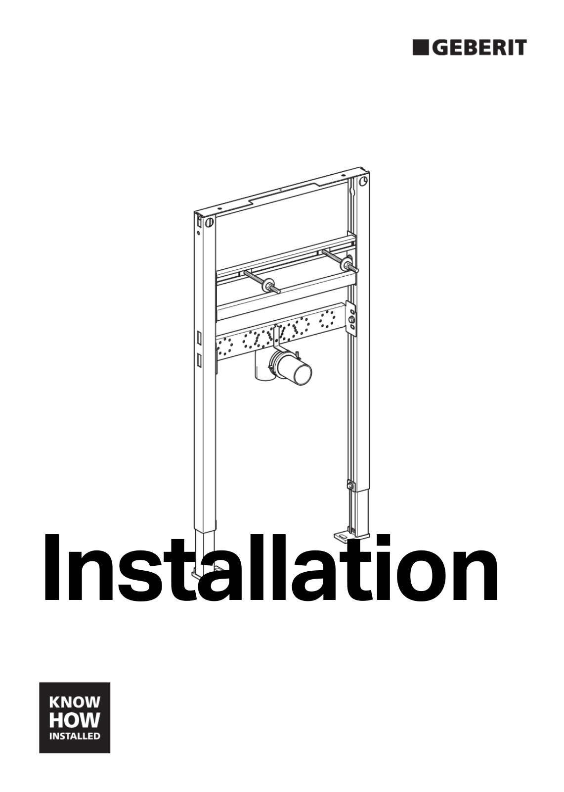 Geberit 111.490.00.1 Installation Manual