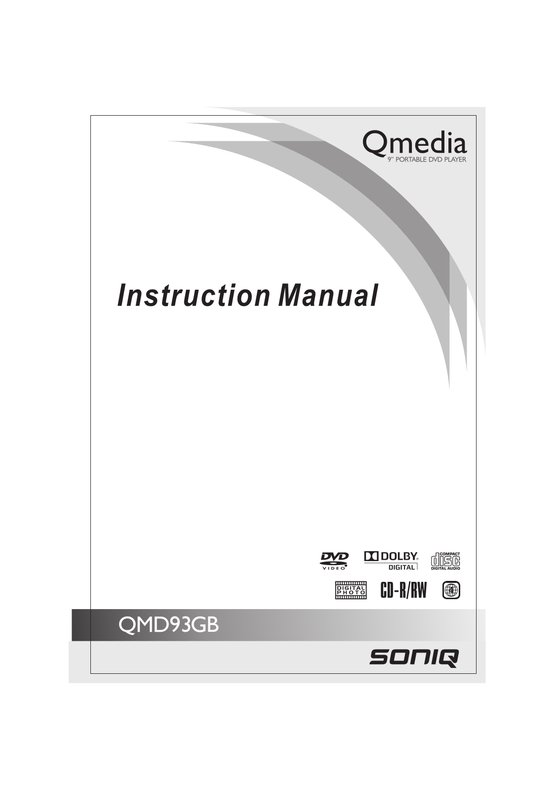 SONIQ QMD93B User Manual