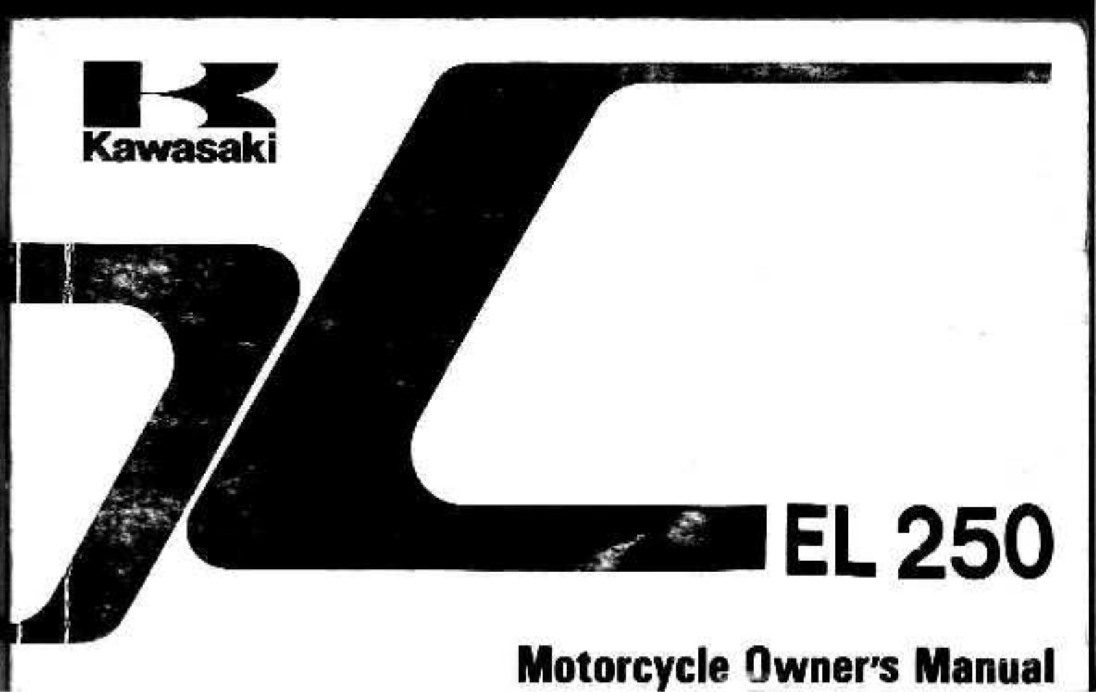 Kawasaki EL 250 1990 Owner's manual