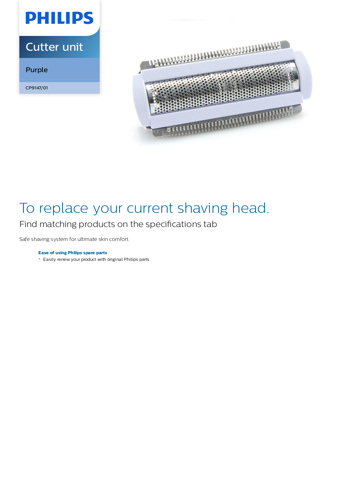 Philips CP9147/01 leaflet - ManualMachine.com