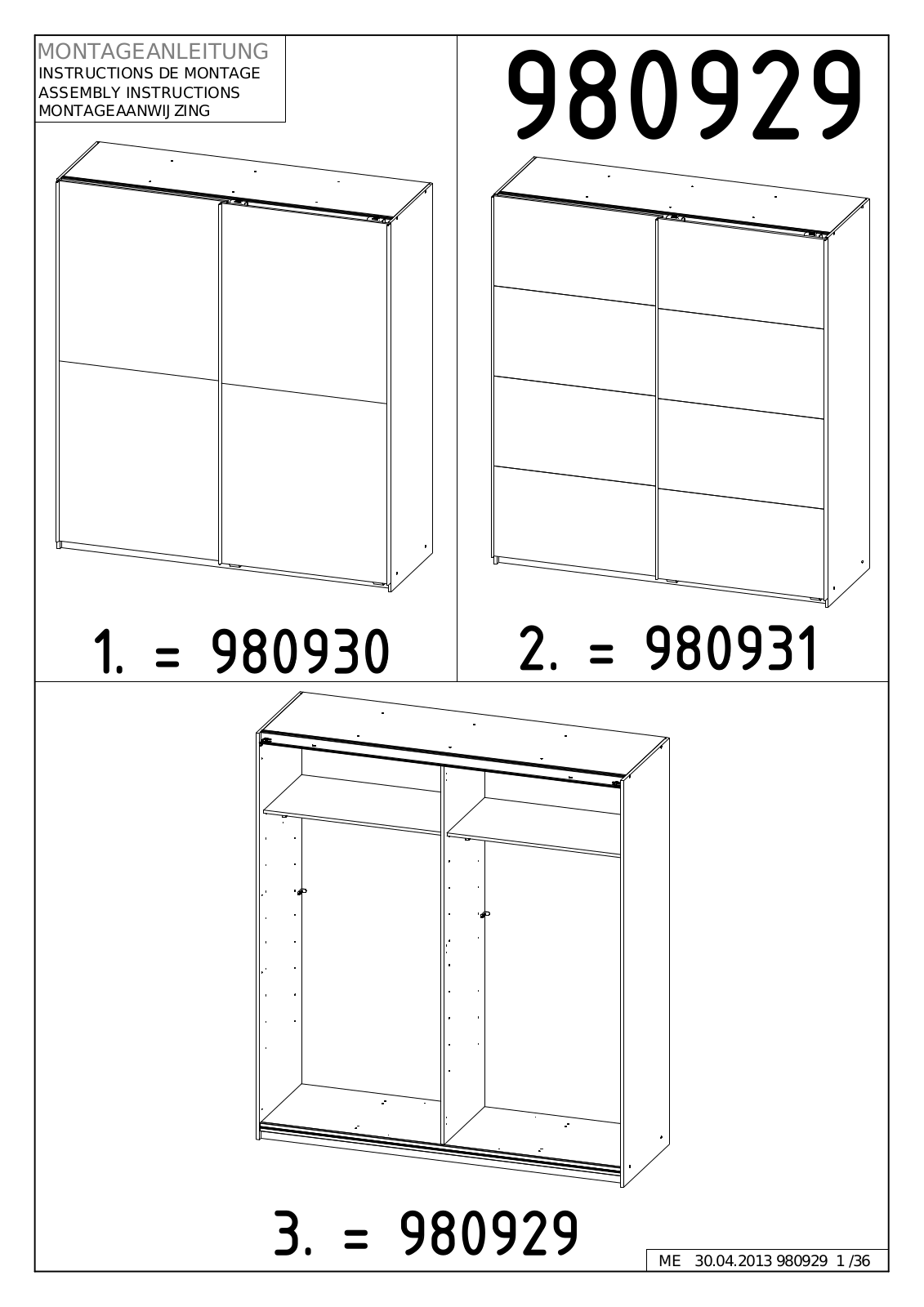 Wimex 980928 Assembly instructions