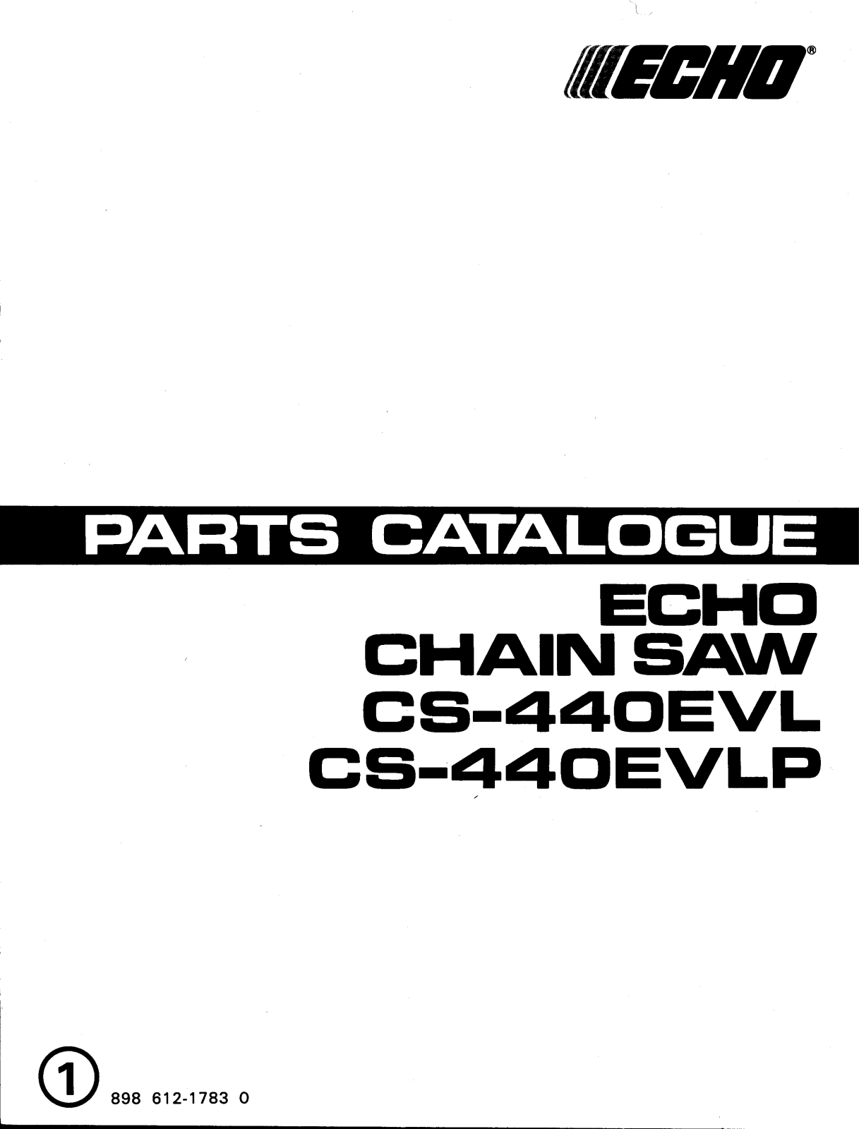 Echo CS-440EVL, CS-440EVLP User Manual