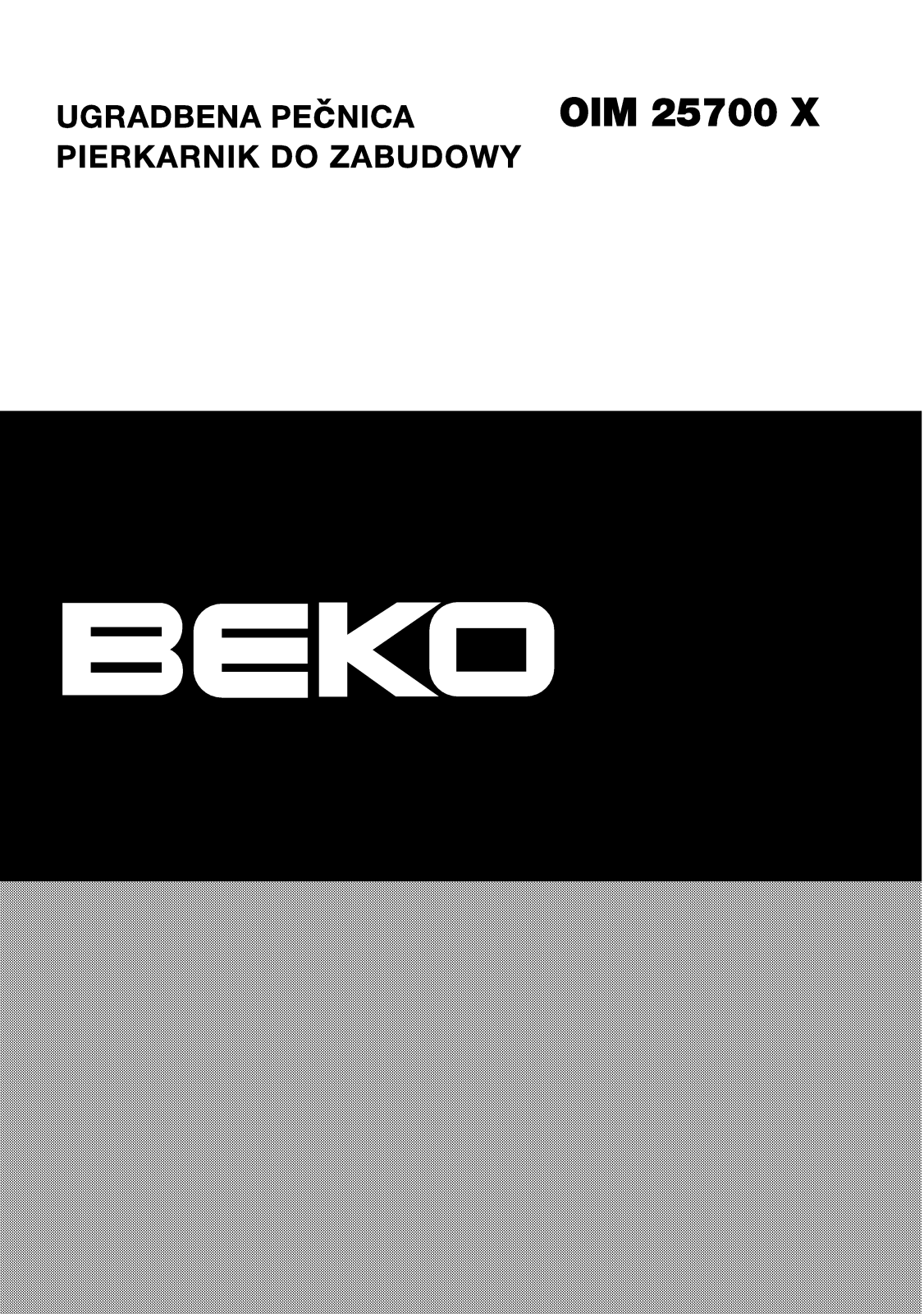 Beko OIM 25700 Manual