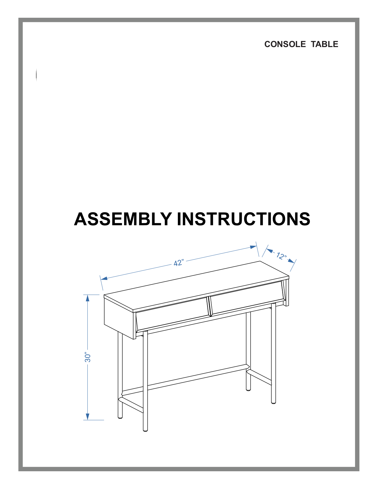 AllModern STMH2017 Owner Manual