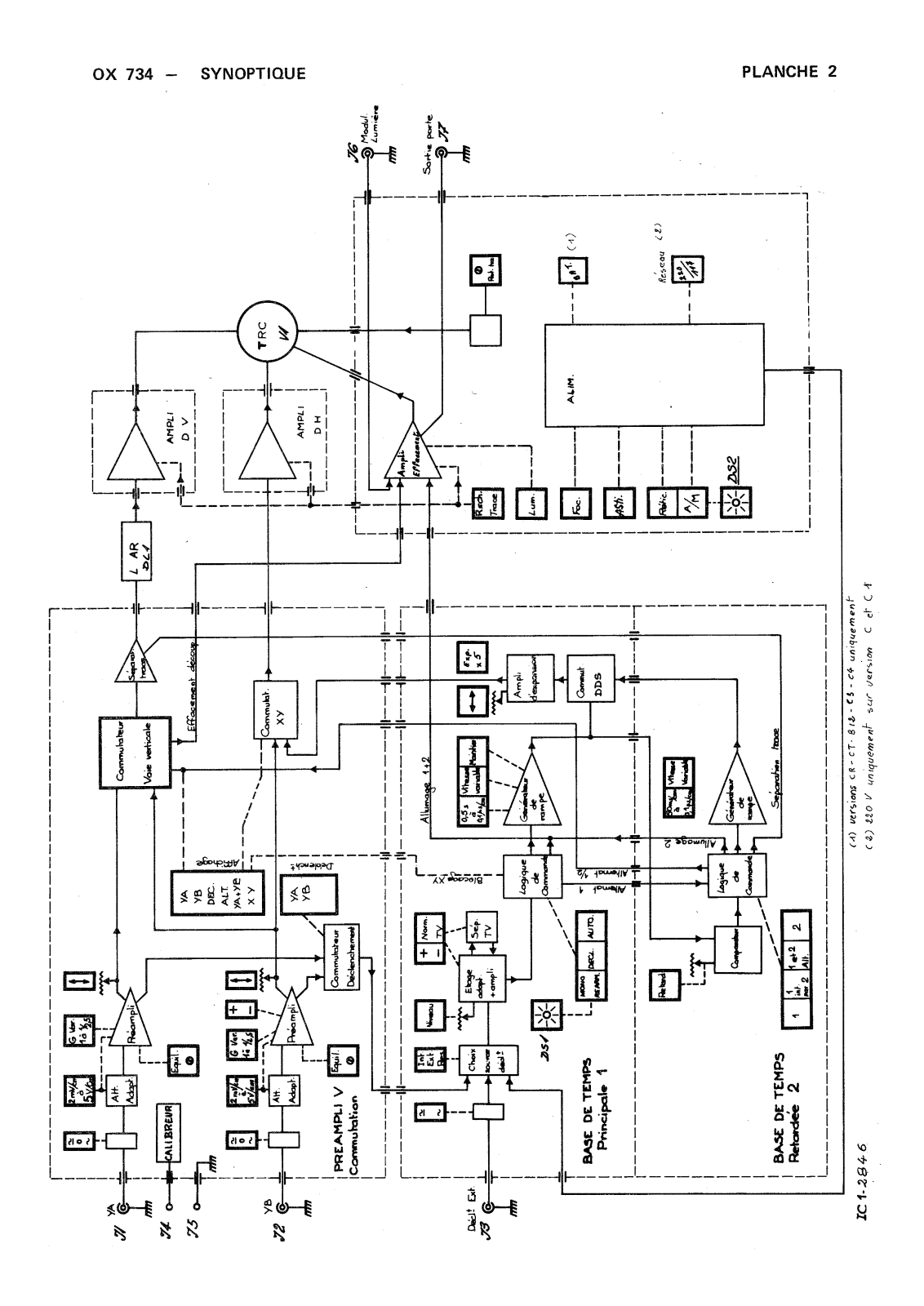 Metrix OX 734 Cirquit Diagram