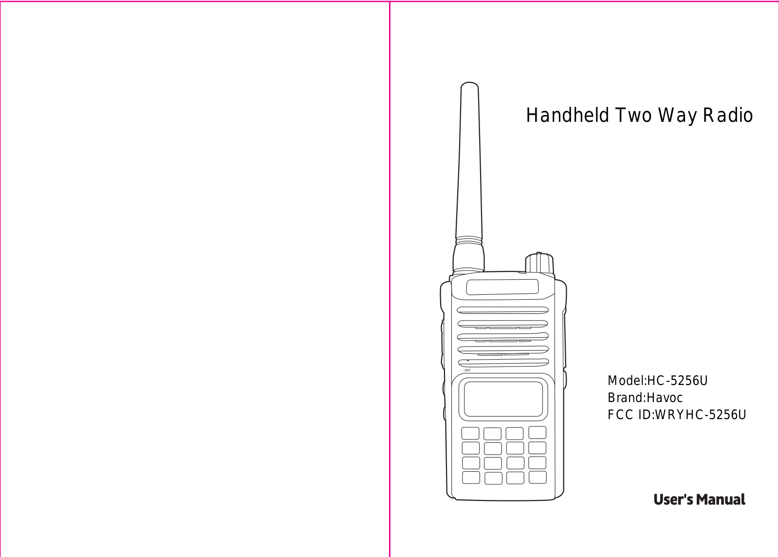 EKL Imports HC 5256U User Manual