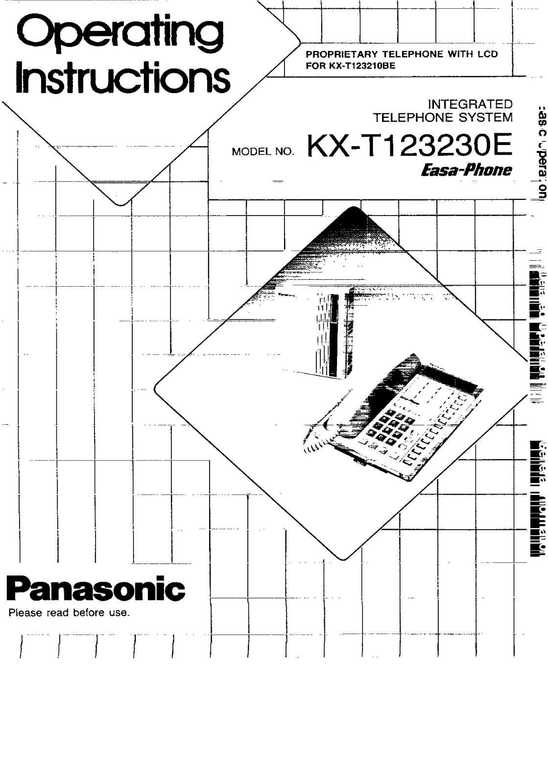 Panasonic KX-T123210BE User Manual