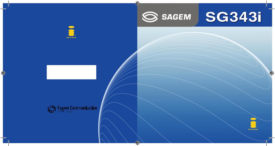SAGEM SG343i User Manual