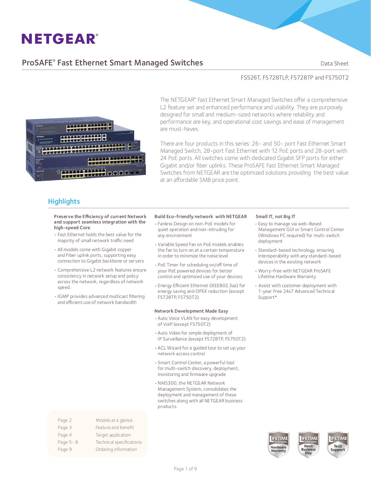 Netgear FS728TLP User Manual