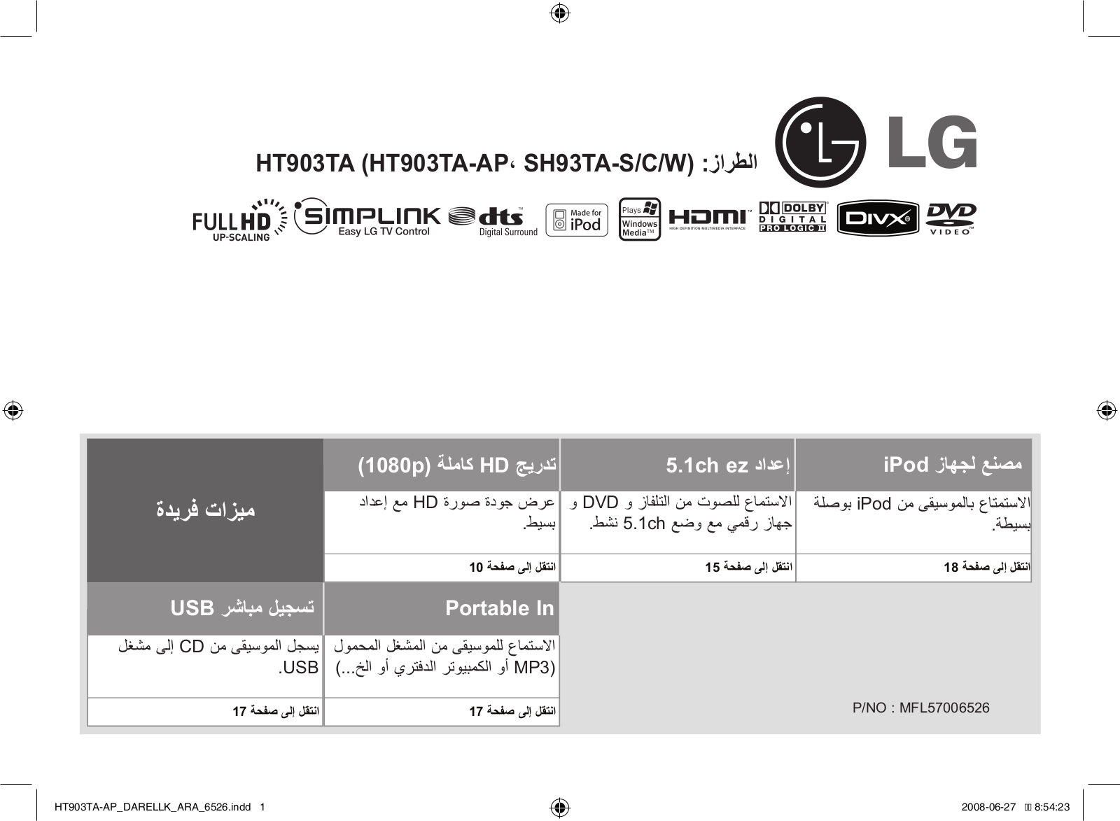 LG HT903TA-AP Owner’s Manual