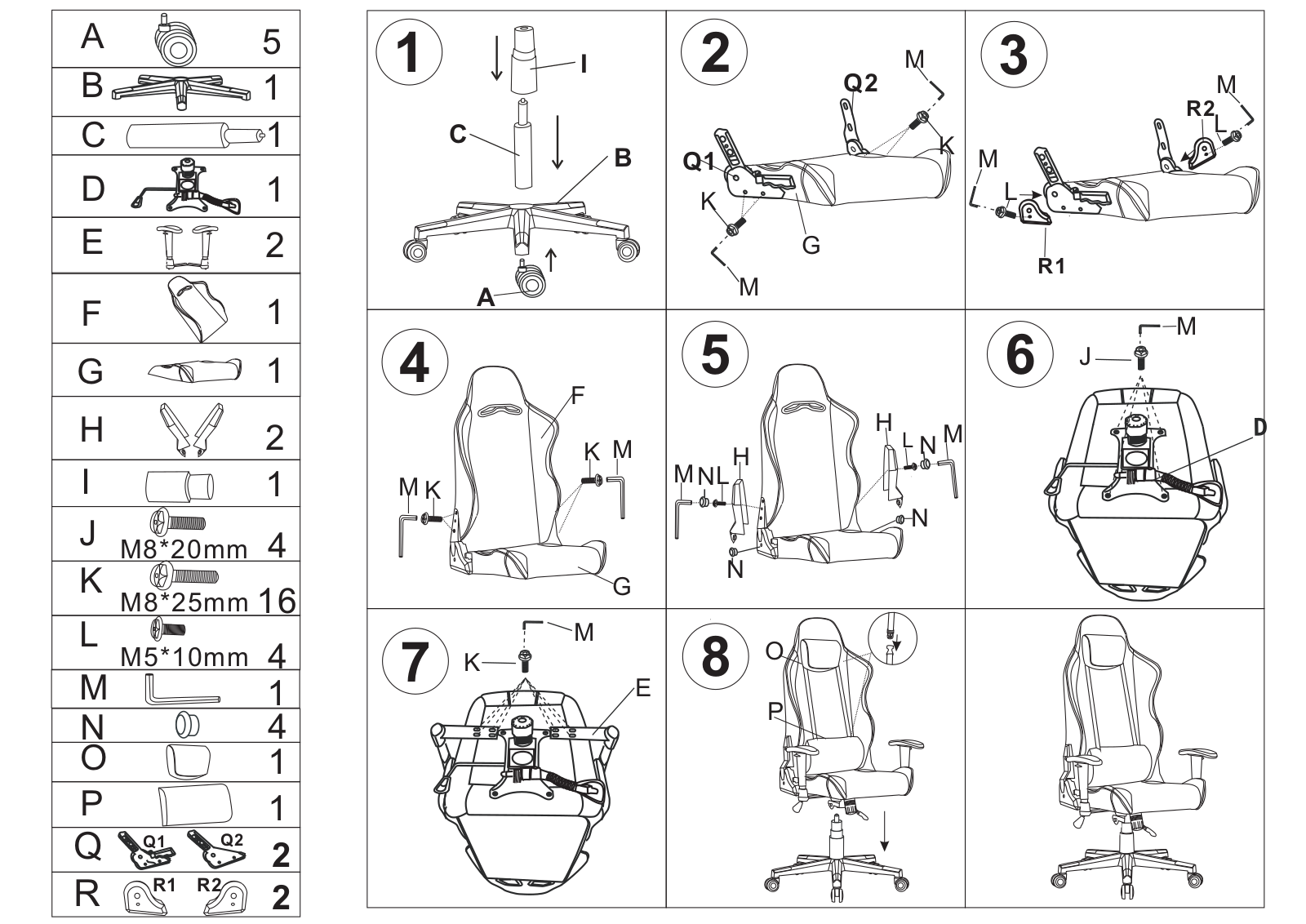 WARP SG-BBL, SG-BGN, SG-BPK, SG-BBK, SG-BOR User Manual