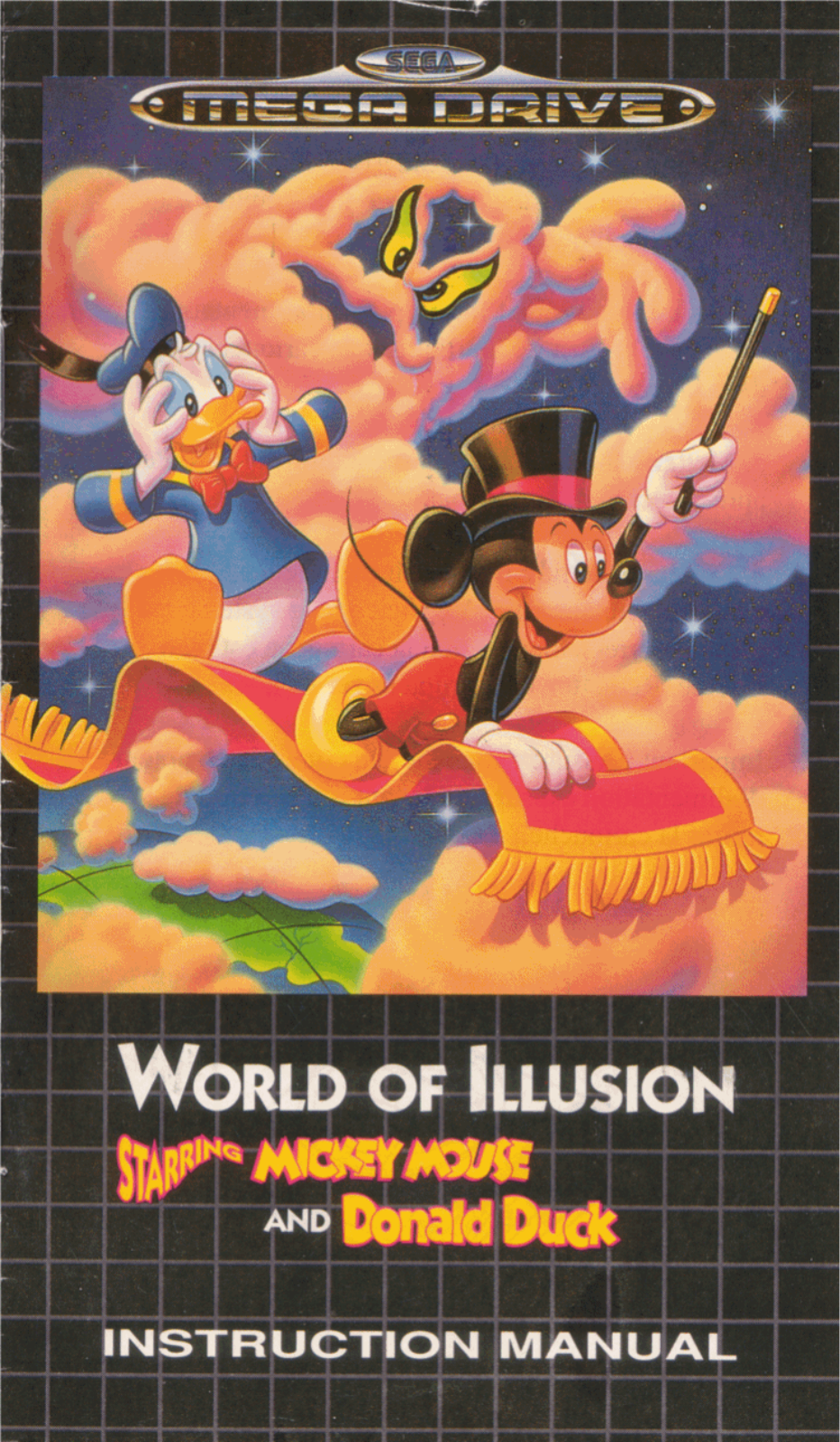 GAMES SEGA GENESIS & MEGADRIVE & MEGA-CD & MEGA-CD 2 WORLD OF ILLUSION-STARRING MICKEY MOUSE  DONALD DUCK User Manual