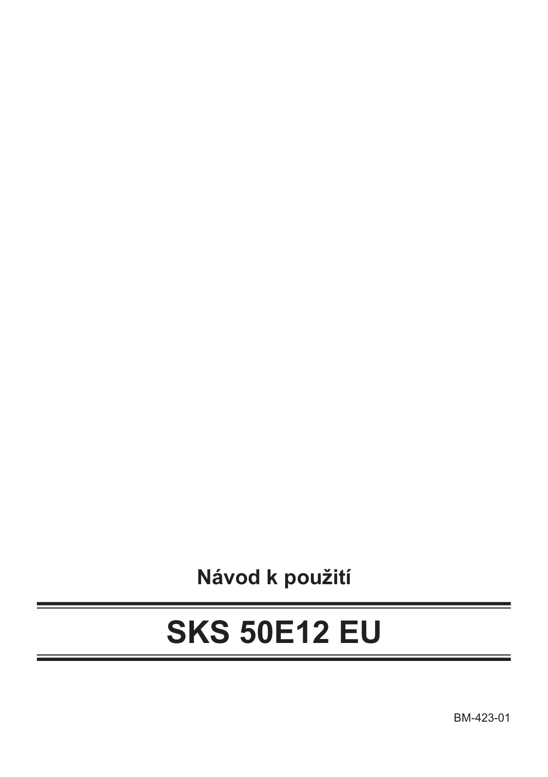 Bosch SKS 50E12, SKS50E12EU User Manual