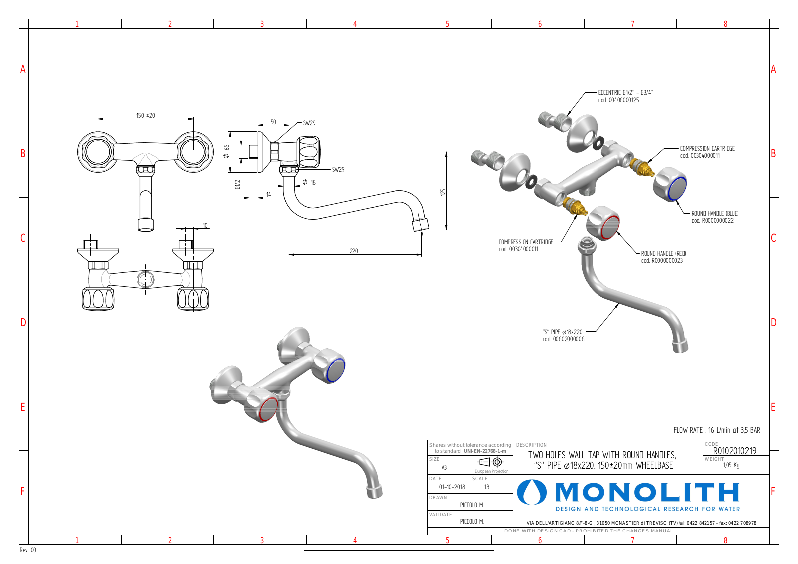 Monolith R 0102010219 Drawing