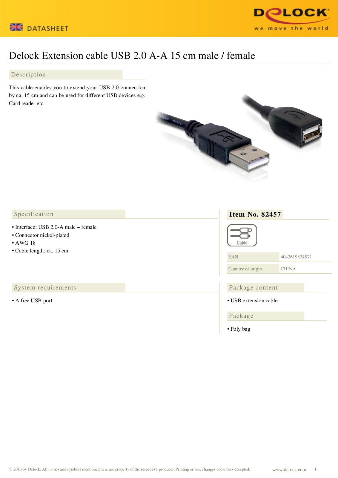 DeLOCK 82457 User Manual