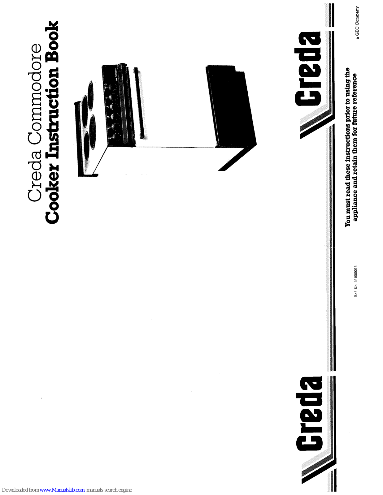 Creda HB49102, Commodore 49101, Commodore 49102 Instruction Book