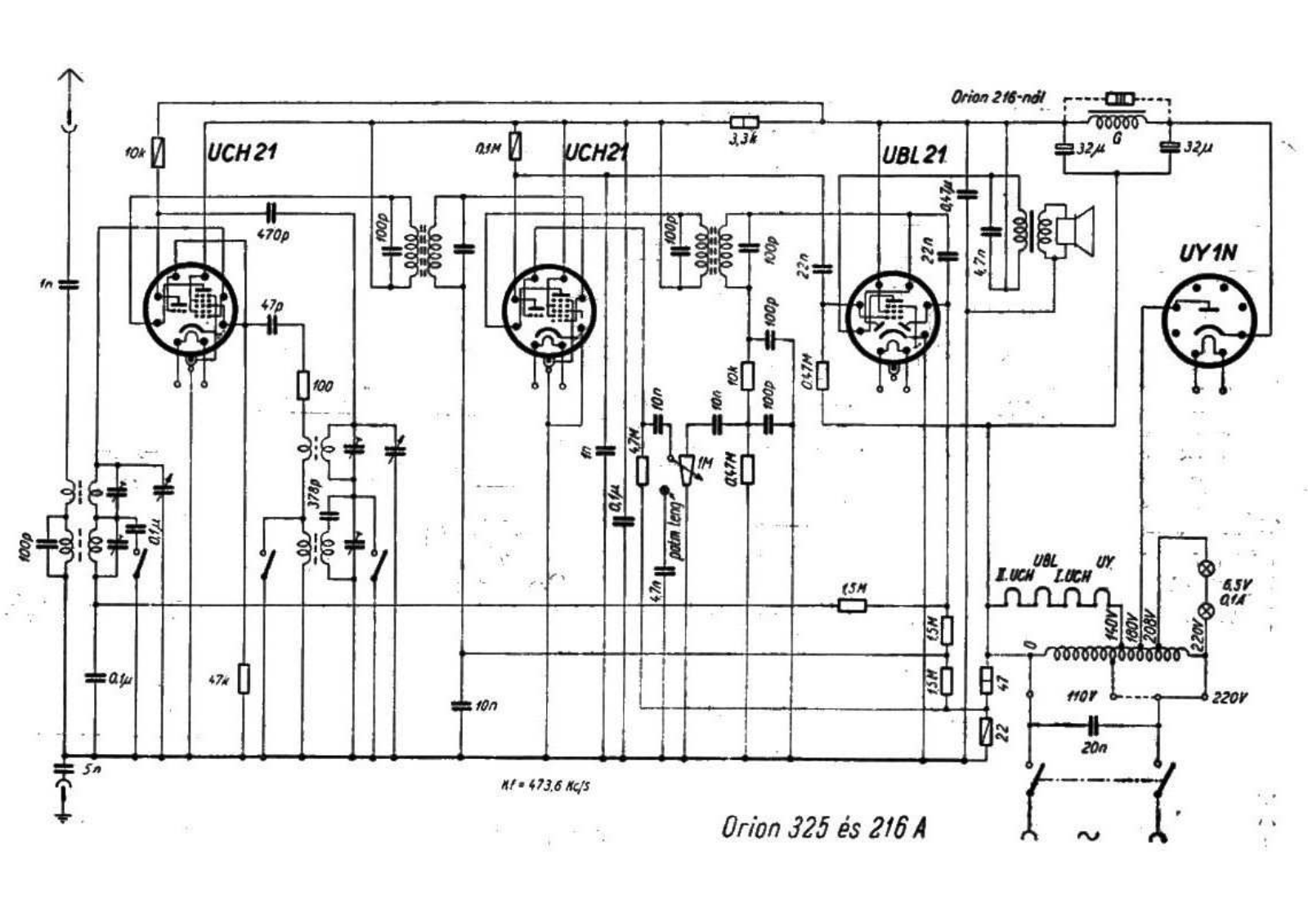 Orion r325 schematic