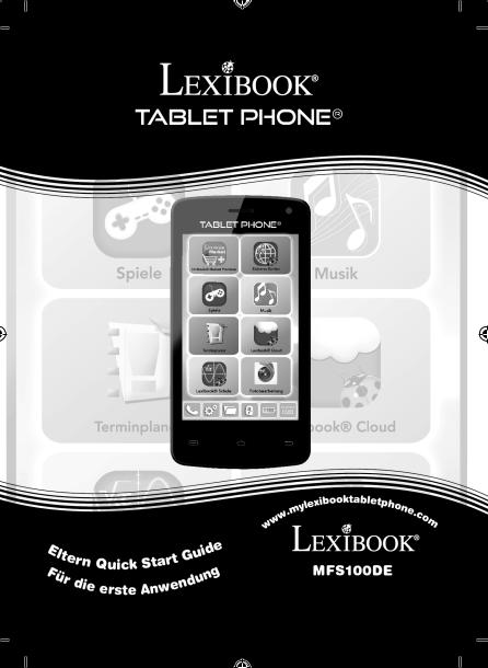 Lexibook MFS100DE INSTRUCTION MANUAL