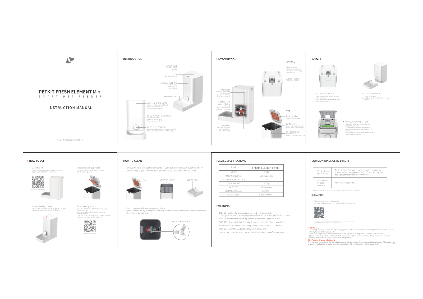 PETKIT NETWORK TECHNOLOGY P530 User Manual - ManualMachine.com