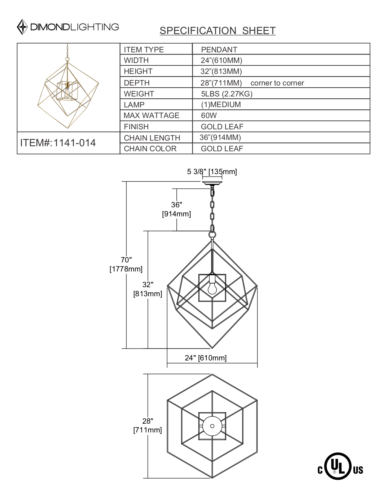 ELK Home 1141014 User Manual