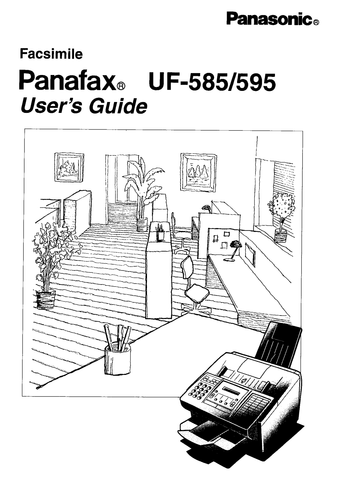 Panasonic UF-585 Operating Instructions