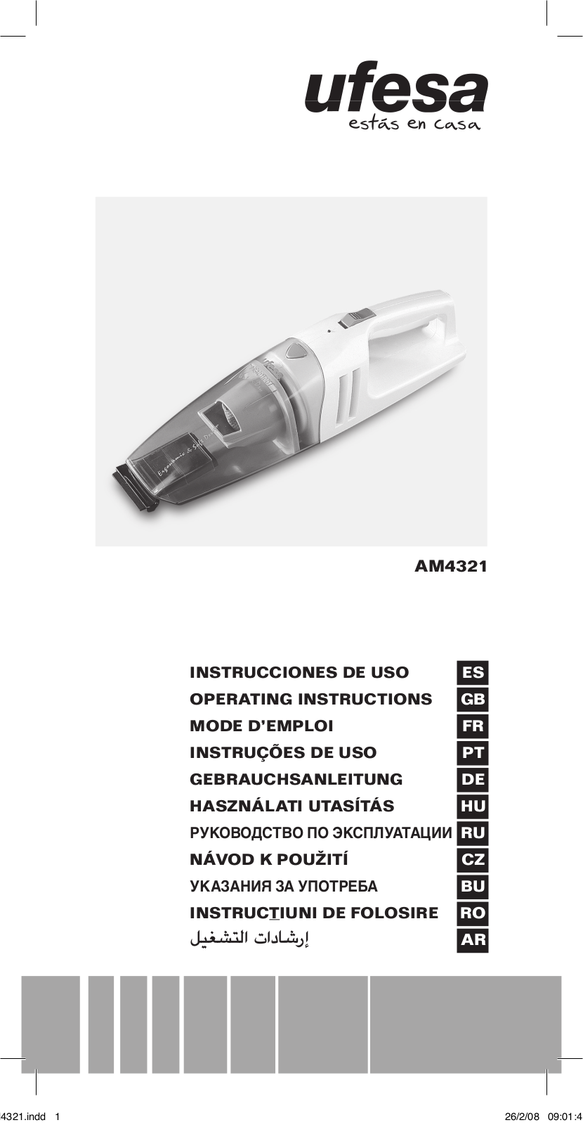 Ufesa AM4321 User Manual