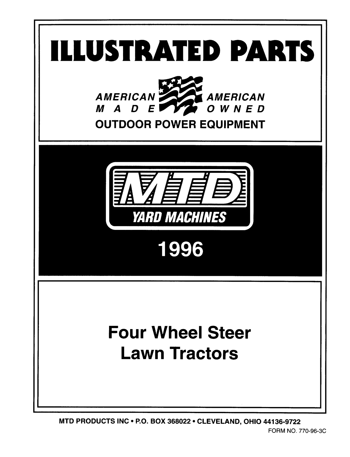 MTD Four Wheel Steer Lawn Tractors User Manual