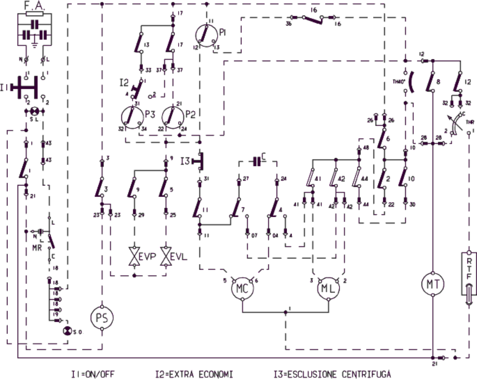 Ariston AB636TXEX Schematic