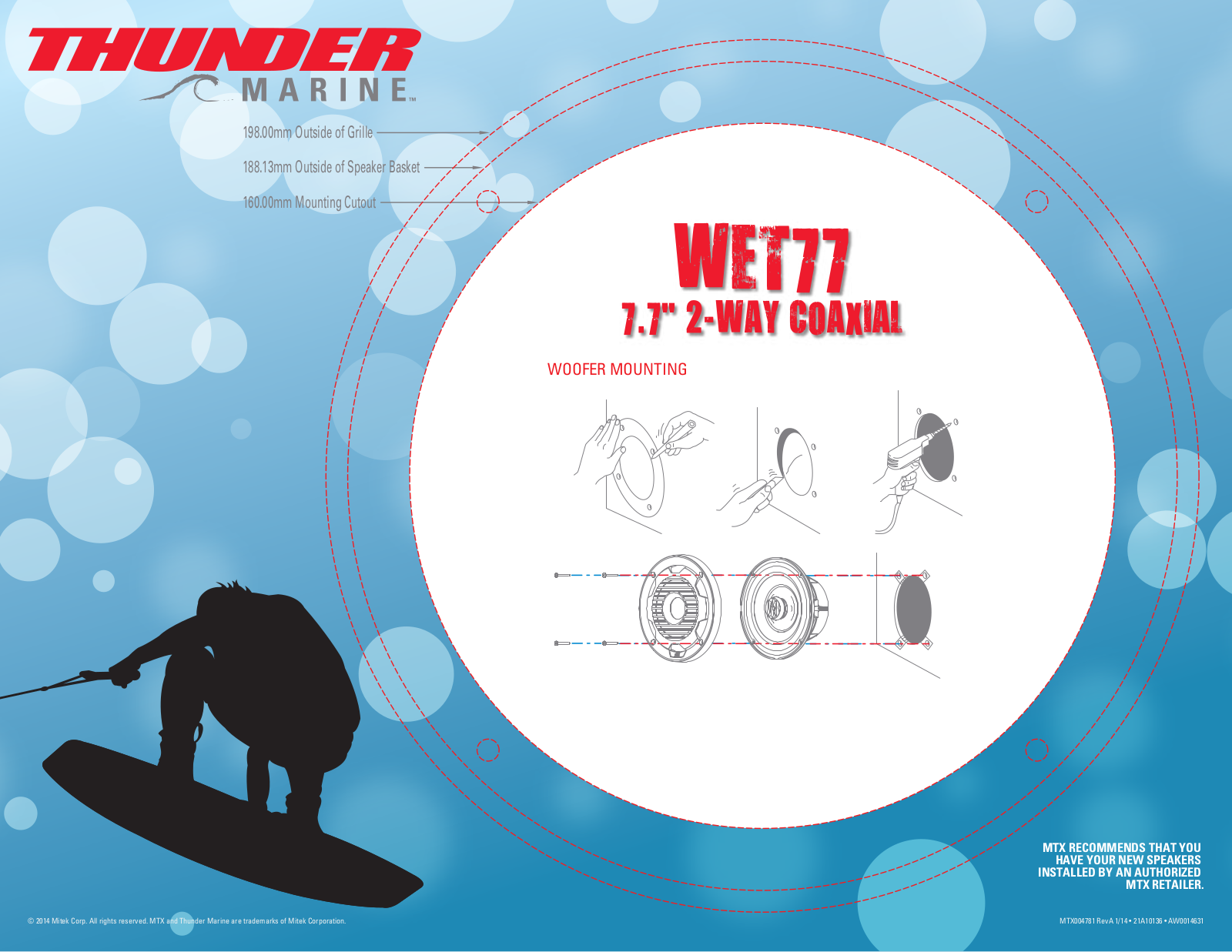 MTX Audio WET77-W User Manual