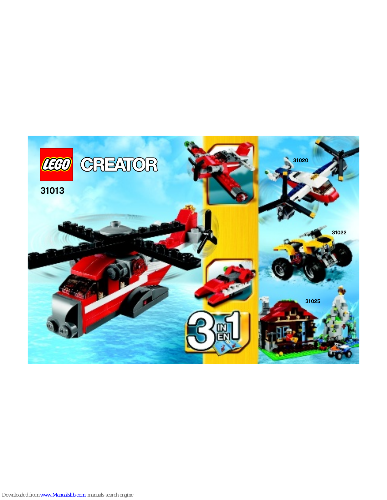 LEGO CREATOR 31013 Instructions Manual