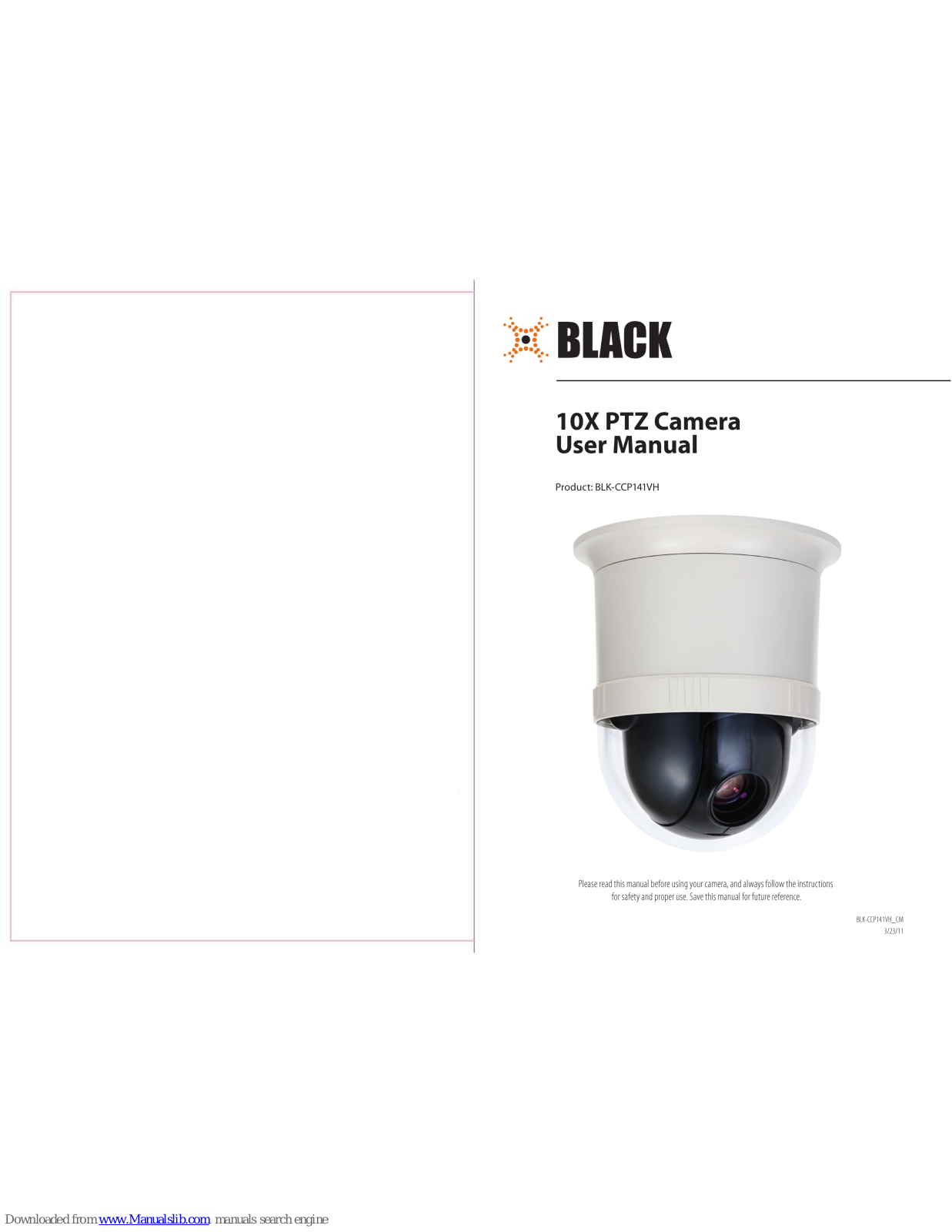 Observint Technologies BLK-CCP141VH User Manual