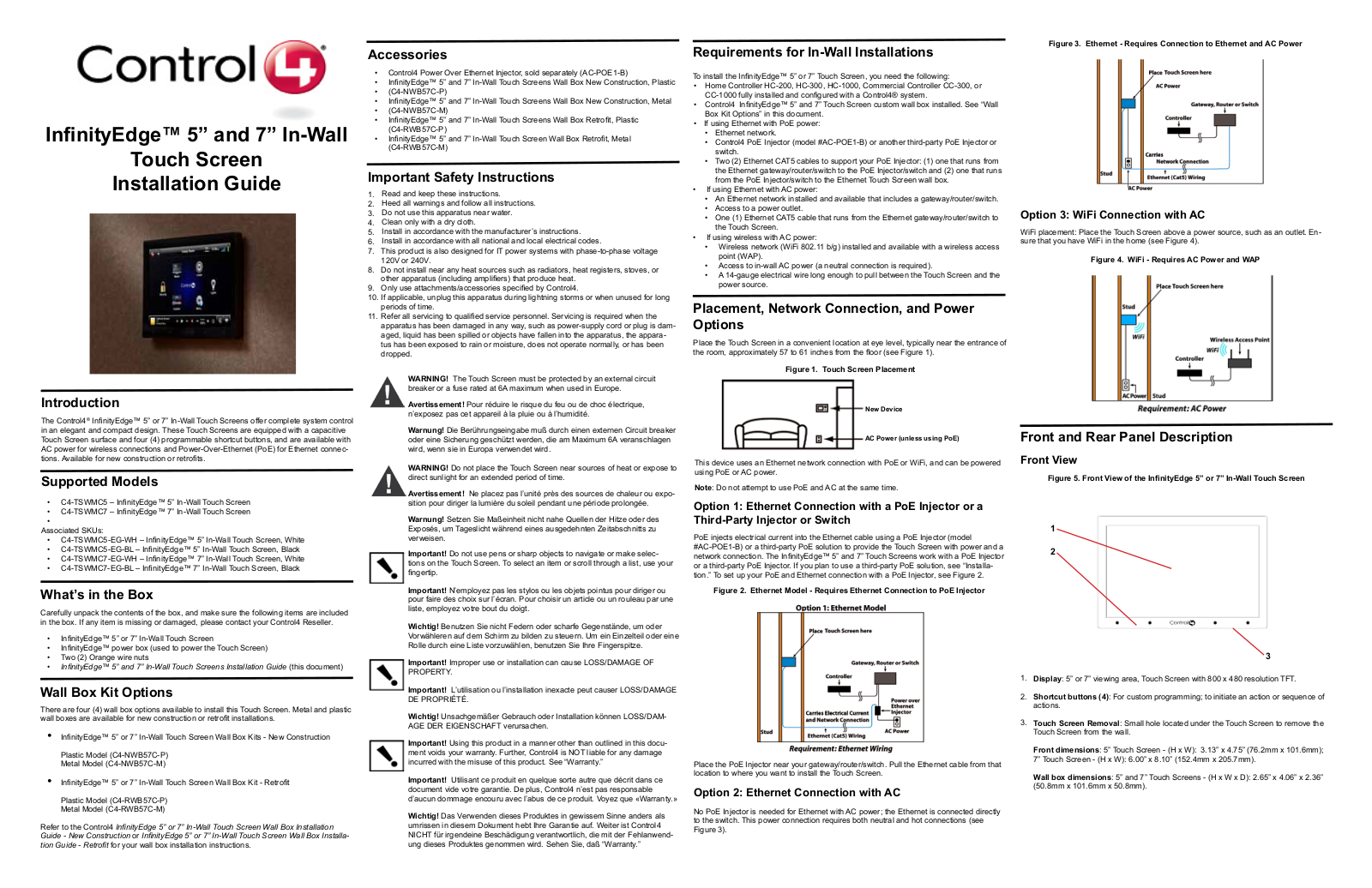 Control4 D3, D2 User Manual